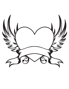 Heart with Wings — Tat2u