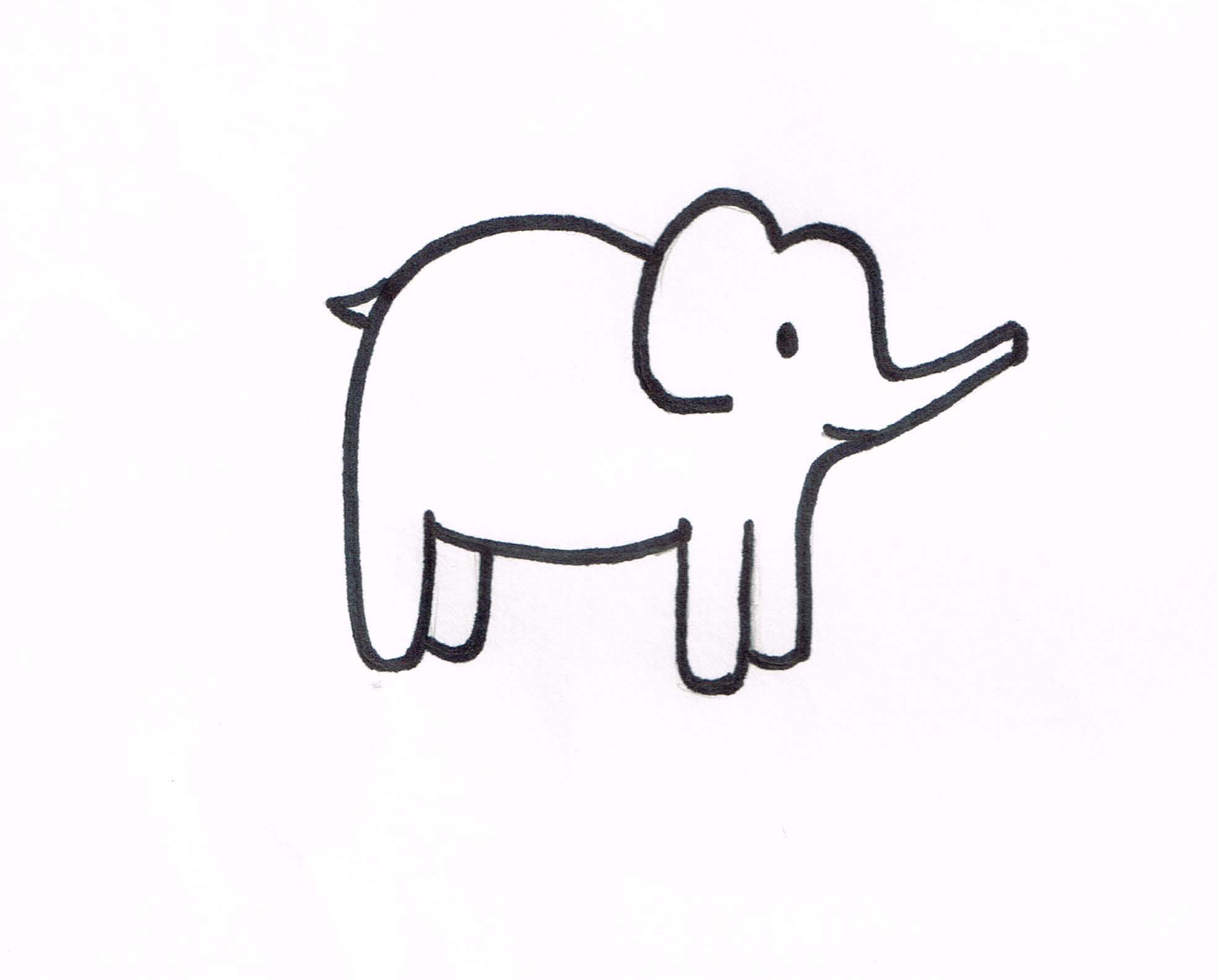 Elephant Template - ClipArt Best
