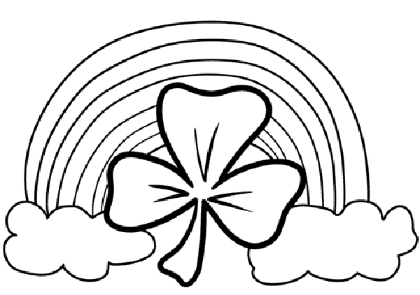 Cloud to Cloud Rainbow Coloring Pages | Coloring - ClipArt Best ...