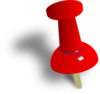 Push Pin clip art - vector clip art online, royalty free & public ...