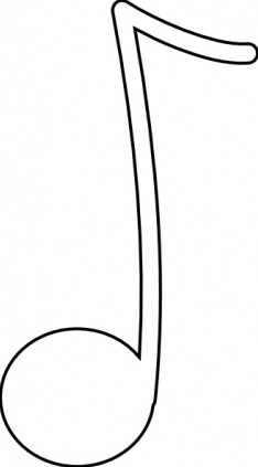 Quaver and Clip Vector