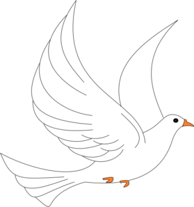 Dove clip art - vector clip art online, royalty free & public domain
