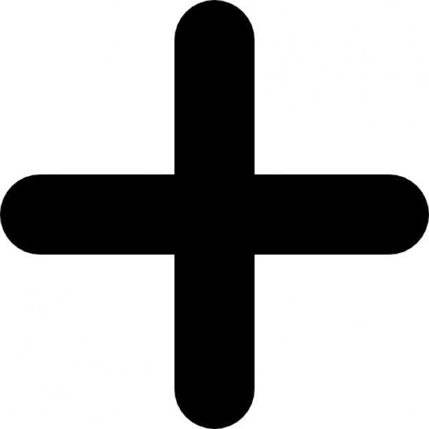 Addition thick symbol Icons | Free Download