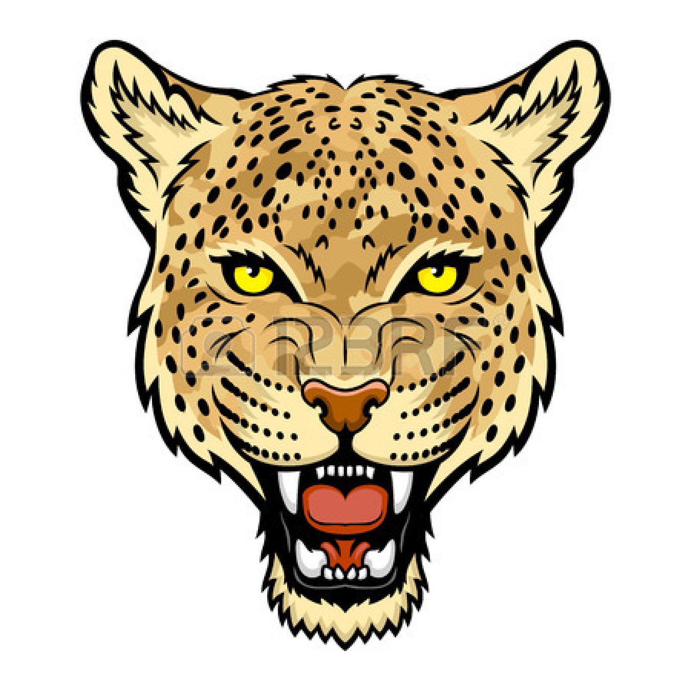Cartoon Leopard Clipart