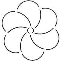 Simple Flower Stencil - ClipArt Best