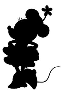 Minnie Mouse Silhouette | Machine ...