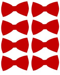 Red Dr Who Bow Ties Clipart - ClipArt Best