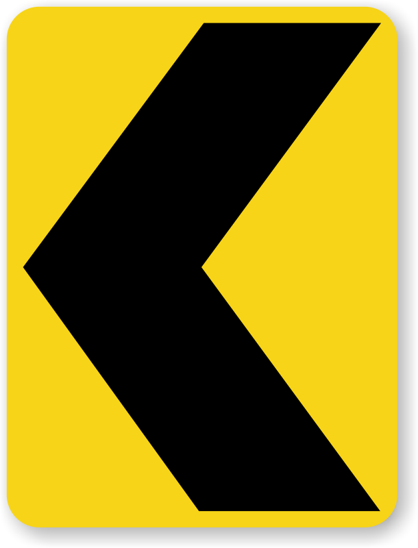 Chevron Road Signs - Keep Road Safe
