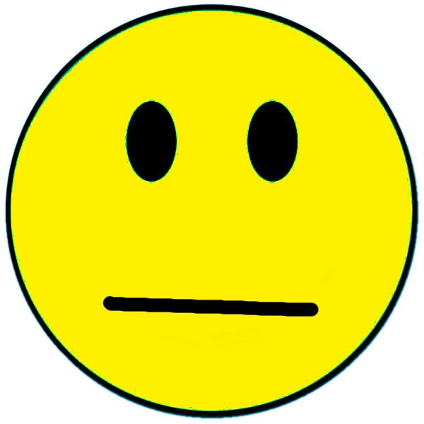 Neutral smiley face clip art - ClipartFox