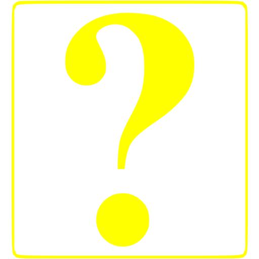 Yellow question mark 8 icon - Free yellow question mark icons