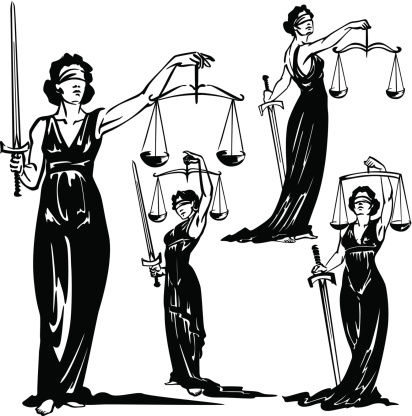 Lady Justice Clip Art, Vector Images & Illustrations