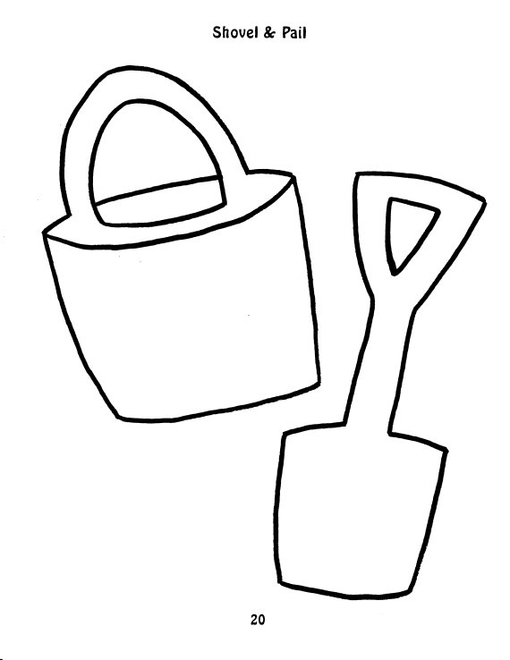 Sand Shovel Template - ClipArt Best