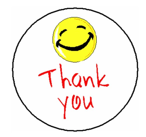 Thank You Smiley Face Clipart