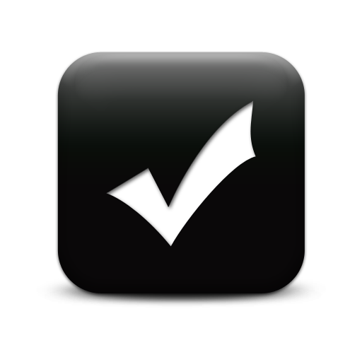 Simple Black Tick Symbol - ClipArt Best