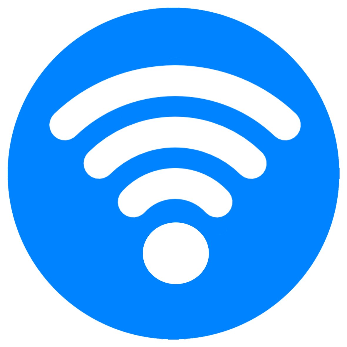 Blue wifi icon #3782 - Free Icons and PNG Backgrounds