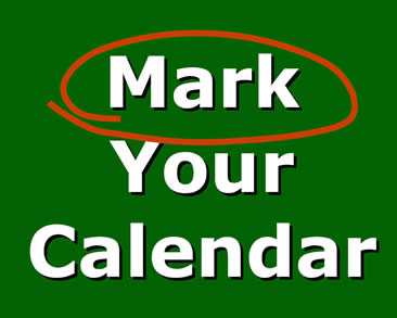 Mark your calendars clipart