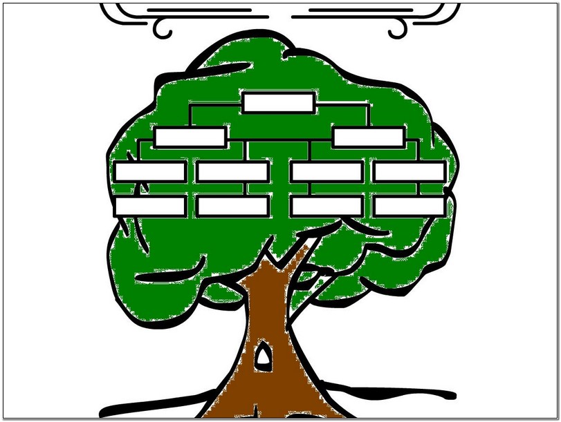 fill in the blank family tree template | Pictures Reference