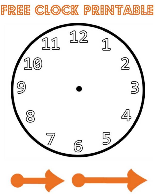 Best Photos of Make A Clock Printable - Build a Clock Printable ...