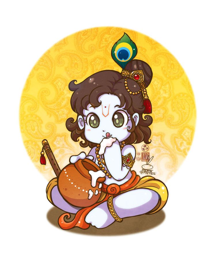 Little Krishna | Krishna, Baby ...
