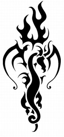 23 Wonderful Tribal Fire and Flame Tattoo | Only Tribal