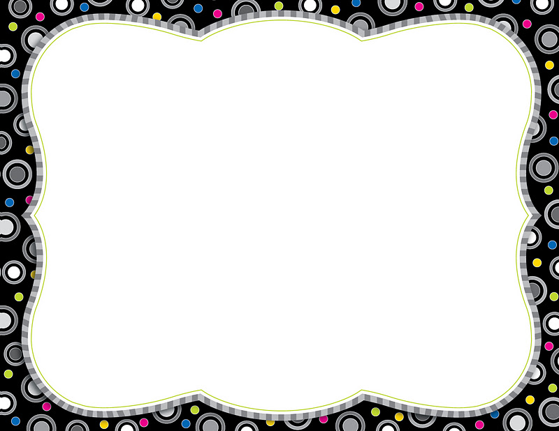 Black And White Polka Dot Border 2 Wallpapers And Background ...
