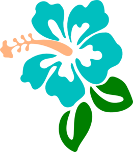 Hibiscus clip art - vector clip art online, royalty free & public ...