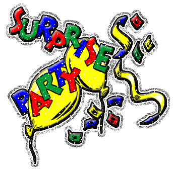 Surprise Party Myspace Graphic