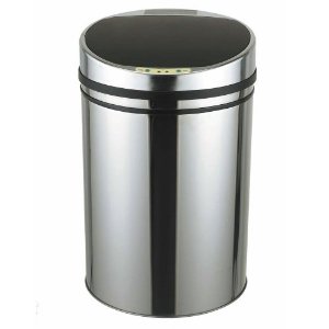 Hands Free Trash Can, Solar Powered, 9-Gallon: Amazon.com ...