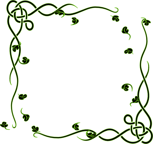 Leafy Frame clip art - vector clip art online, royalty free ...
