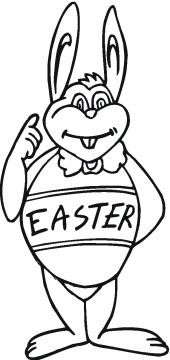 Easter Bunny coloring pictures | Super Coloring