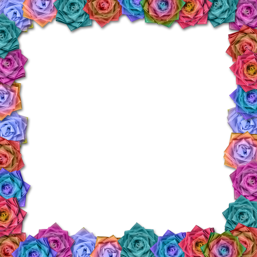 Border: tape flowers by cesstrelle