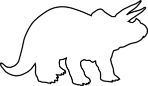 Triceratops Clip Art - vector clip art online ...