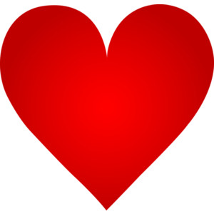Big Red Heart Free Clip Art - Polyvore