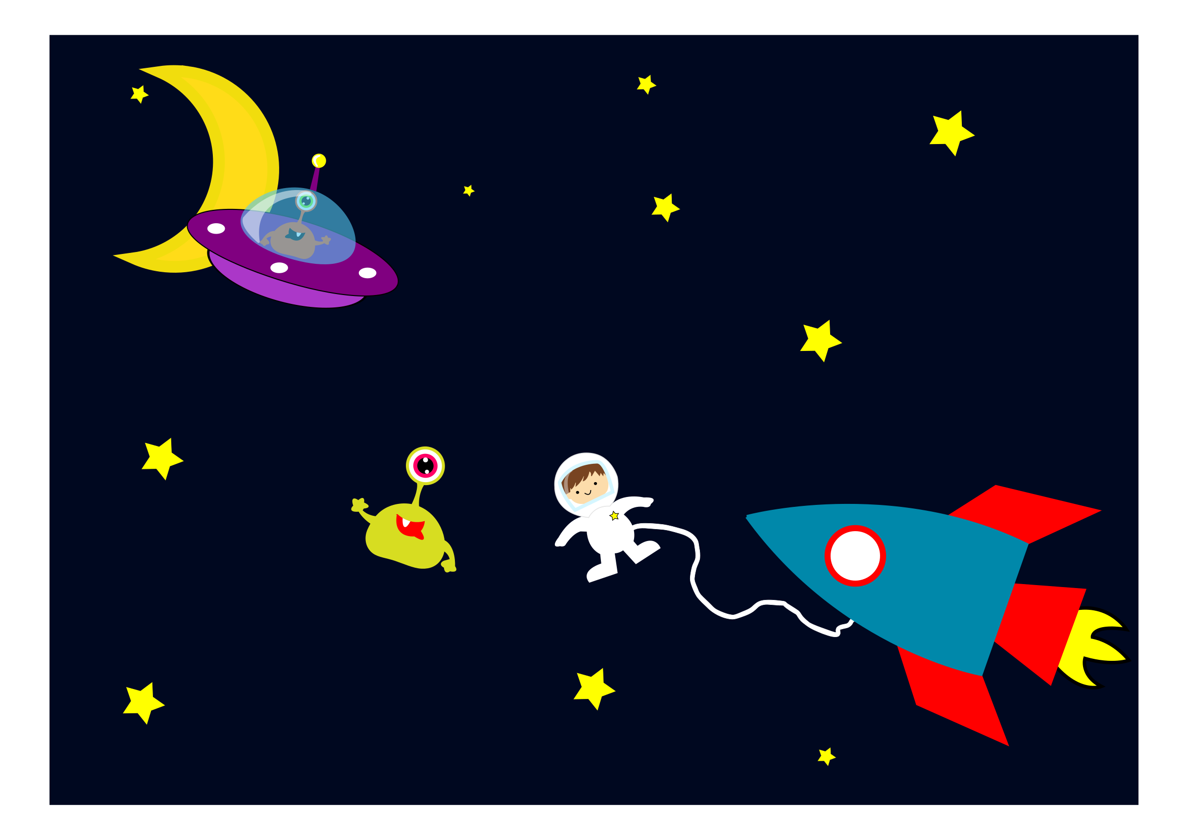 Astronaut encounters Aliens in space 597