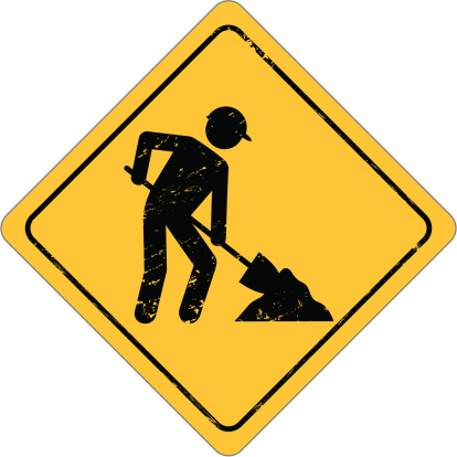 Men At Work Sign Clip Art, Vector Images & Illustrations