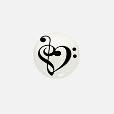 Treble Bass Clef Heart Gifts & Merchandise | Treble Bass Clef ...