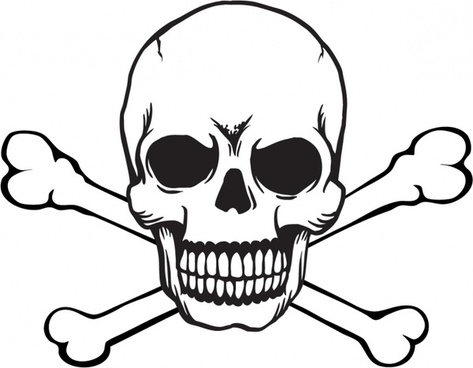 Evil skull crossbones free free vector download (883 Free vector ...