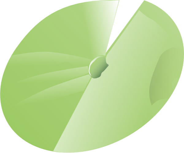 Lily pad on water clipart