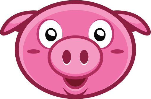 Cartoon Of Big Fat Pig Clip Art, Vector Images & Illustrations ...