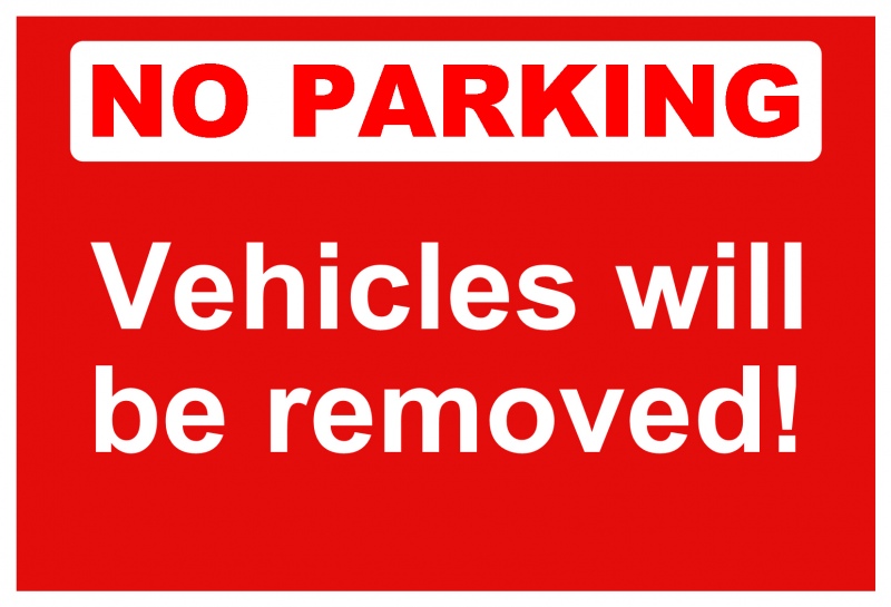 Do Not Park Signs - ClipArt Best