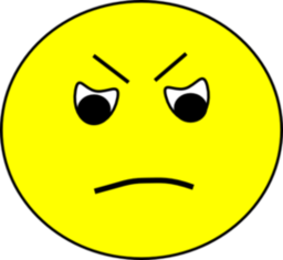 Angry Face Clip Art Black And White Clipart Panda Free Clipart ...
