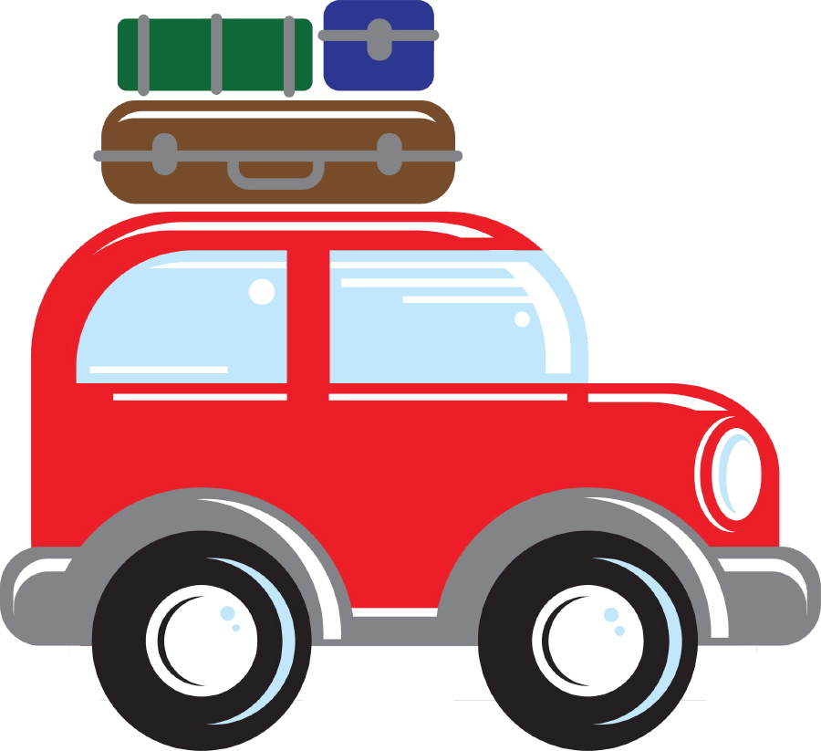 Car travel clipart