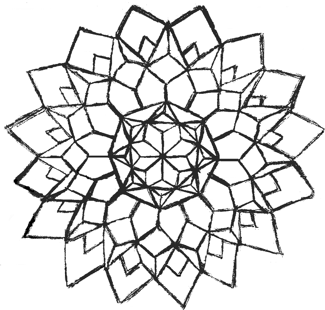 Easy Flower Design Coloring Page - ClipArt Best