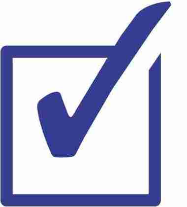 Blue Tick In Blue Box Clipart - Free to use Clip Art Resource