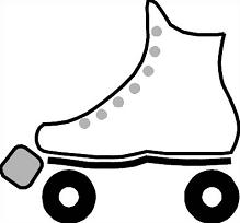 Roller skate clip art
