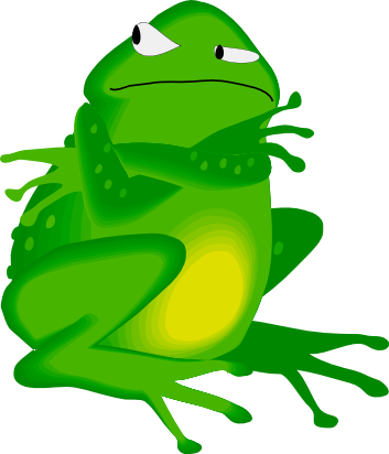 Frog clip art animation