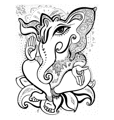 Ganesha Drawing | Free Download Clip Art | Free Clip Art | on ...