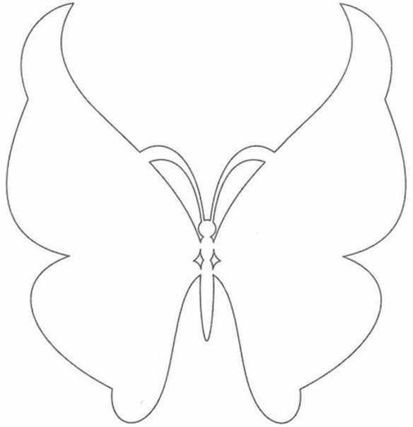 DIY Beautiful Butterfly Decoration from Templates