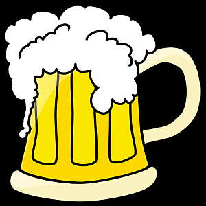 Plastic beer mugs giveaway