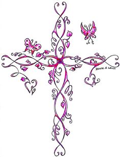 tattoos | Cross Tattoos, Flower Tattoo Designs and Tatto…